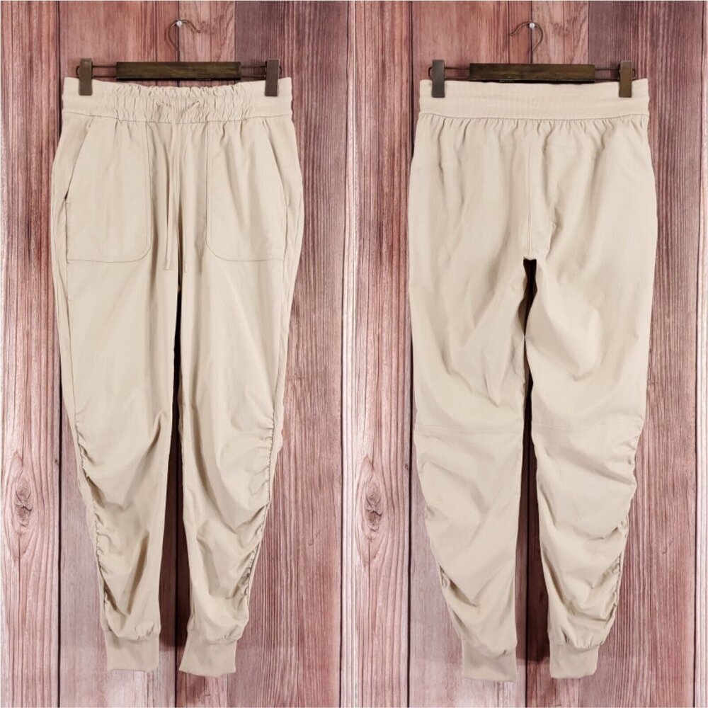 Lululemon Athletica Cream Track Pants